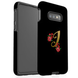 For Samsung Galaxy S10e Case, Tough Protective Back Cover, Embellished Letter I | Protective Cases | iCoverLover.com.au