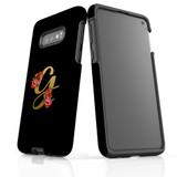 For Samsung Galaxy S10e Case, Tough Protective Back Cover, Embellished Letter G | Protective Cases | iCoverLover.com.au