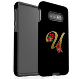For Samsung Galaxy S10e Case, Tough Protective Back Cover, Embellished Letter U | Protective Cases | iCoverLover.com.au