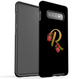 For Samsung Galaxy S10+ Plus Case, Tough Protective Back Cover, Embellished Letter R | Protective Cases | iCoverLover.com.au