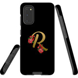 For Samsung Galaxy S20 Case, Tough Protective Back Cover, Embellished Letter R | Protective Cases | iCoverLover.com.au