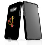 For Samsung Galaxy S10e Case, Tough Protective Back Cover, Embellished Letter S | Protective Cases | iCoverLover.com.au