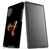 For Samsung Galaxy Note 20 Ultra, Note 20, Note 10+ Plus, Note 9 Case, Tough Protective Back Cover, Embellished Letter A | Protective Cases | iCoverLover.com.au