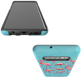 For Samsung Galaxy S10+ Plus Case, Tough Protective Back Cover, Flamingoes | Protective Cases | iCoverLover.com.au