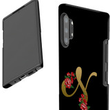 For Samsung Galaxy Note 20 Ultra, Note 20, Note 10+ Plus, Note 9 Case, Tough Protective Back Cover, Embellished Letter N | Protective Cases | iCoverLover.com.au