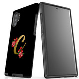 For Samsung Galaxy Note 20 Ultra, Note 20, Note 10+ Plus, Note 9 Case, Tough Protective Back Cover, Embellished Letter C | Protective Cases | iCoverLover.com.au