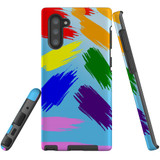 For Samsung Galaxy Note 20 Ultra Case, Tough Protective Back Cover, Rainbow Brushes | Protective Cases | iCoverLover.com.au