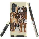 For Samsung Galaxy Note 10 Case, Tough Protective Back Cover, Seamless Dogs | Protective Cases | iCoverLover.com.au