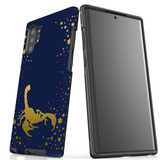 For Samsung Galaxy Note 20 Ultra, Note 20, Note 10+ Plus, Note 9 Case, Tough Protective Back Cover, Scorpio Drawing | Protective Cases | iCoverLover.com.au