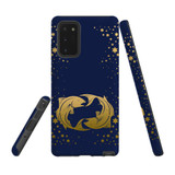 For Samsung Galaxy Note 20 Case, Tough Protective Back Cover, Pisces Drawing | Protective Cases | iCoverLover.com.au