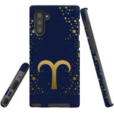 For Samsung Galaxy Note 10 Case, Tough Protective Back Cover, Aries Sign | Protective Cases | iCoverLover.com.au