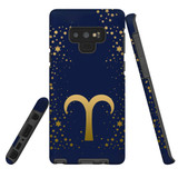For Samsung Galaxy Note 9 Case, Tough Protective Back Cover, Aries Sign | Protective Cases | iCoverLover.com.au