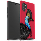For Samsung Galaxy Note 20 UItra/Note 20/Note 10+ Plus/Note 10/9 Case, Tough Protective Back Cover, Cassowary Portrait | Protective Cases | iCoverLover.com.au