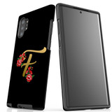 For Samsung Galaxy Note 20 Ultra, Note 20, Note 10+ Plus, Note 9 Case, Tough Protective Back Cover, Embellished Letter F | Protective Cases | iCoverLover.com.au