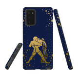For Samsung Galaxy Note 20 Case, Tough Protective Back Cover, Aquarius Drawing | Protective Cases | iCoverLover.com.au