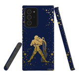 For Samsung Galaxy Note 20 Ultra Case, Tough Protective Back Cover, Aquarius Drawing | Protective Cases | iCoverLover.com.au