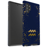 For Samsung Galaxy Note 20 Ultra, Note 20, Note 10+ Plus, Note 9 Case, Tough Protective Back Cover, Aquarius Sign | Protective Cases | iCoverLover.com.au