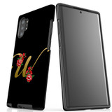 For Samsung Galaxy Note 20 Ultra, Note 20, Note 10+ Plus, Note 9 Case, Tough Protective Back Cover, Embellished Letter W | Protective Cases | iCoverLover.com.au