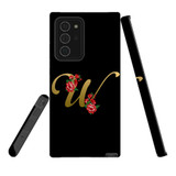 For Samsung Galaxy Note 20 Ultra Case, Tough Protective Back Cover, Embellished Letter W | Protective Cases | iCoverLover.com.au