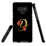 For Samsung Galaxy Note 9 Case, Tough Protective Back Cover, Embellished Letter D | Protective Cases | iCoverLover.com.au