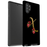 For Samsung Galaxy Note 20 Ultra, Note 20, Note 10+ Plus, Note 9 Case, Tough Protective Back Cover, Embellished Letter X | Protective Cases | iCoverLover.com.au