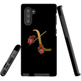 For Samsung Galaxy Note 10 Case, Tough Protective Back Cover, Embellished Letter X | Protective Cases | iCoverLover.com.au