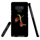 For Samsung Galaxy Note 9 Case, Tough Protective Back Cover, Embellished Letter X | Protective Cases | iCoverLover.com.au