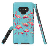 For Samsung Galaxy Note 9 Case, Tough Protective Back Cover, Flamingoes | Protective Cases | iCoverLover.com.au