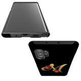 For Samsung Galaxy Note 20 Ultra, Note 20, Note 10+ Plus, Note 9 Case, Tough Protective Back Cover, Embellished Letter M | Protective Cases | iCoverLover.com.au