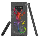 For Samsung Galaxy Note 9 Case, Tough Protective Back Cover, Colorful Lizard | Protective Cases | iCoverLover.com.au