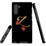 For Samsung Galaxy Note 10 Case, Tough Protective Back Cover, Embellished Letter Z | Protective Cases | iCoverLover.com.au