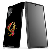 For Samsung Galaxy Note 20 Ultra, Note 20, Note 10+ Plus, Note 9 Case, Tough Protective Back Cover, Embellished Letter G | Protective Cases | iCoverLover.com.au
