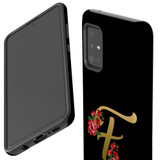 For Samsung Galaxy A51 5G/4G, A71 5G/4G, A90 5G Case, Tough Protective Back Cover, Embellished Letter F | Protective Cases | iCoverLover.com.au