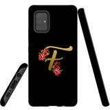 For Samsung Galaxy A71 4G Case, Tough Protective Back Cover, Embellished Letter F | Protective Cases | iCoverLover.com.au