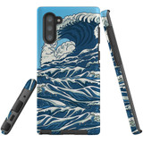 For Samsung Galaxy Note 10 Case, Tough Protective Back Cover, Japanese Wave | Protective Cases | iCoverLover.com.au