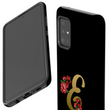 For Samsung Galaxy A51 5G/4G, A71 5G/4G, A90 5G Case, Tough Protective Back Cover, Embellished Letter E | Protective Cases | iCoverLover.com.au