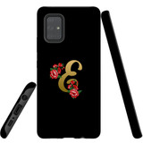 For Samsung Galaxy A71 4G Case, Tough Protective Back Cover, Embellished Letter E | Protective Cases | iCoverLover.com.au