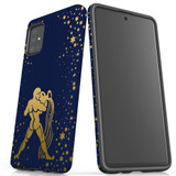 For Samsung Galaxy A51 5G/4G, A71 5G/4G, A90 5G Case, Tough Protective Back Cover, Aquarius Drawing | Protective Cases | iCoverLover.com.au