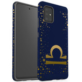 For Samsung Galaxy A51 5G/4G, A71 5G/4G, A90 5G Case, Tough Protective Back Cover, Libra Sign | Protective Cases | iCoverLover.com.au