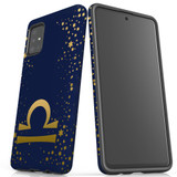 For Samsung Galaxy A51 5G/4G, A71 5G/4G, A90 5G Case, Tough Protective Back Cover, Libra Sign | Protective Cases | iCoverLover.com.au