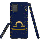 For Samsung Galaxy A71 4G Case, Tough Protective Back Cover, Libra Sign | Protective Cases | iCoverLover.com.au