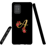 For Samsung Galaxy A71 5G Case, Tough Protective Back Cover, Embellished Letter A | Protective Cases | iCoverLover.com.au