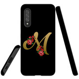 For Samsung Galaxy A71 4G Case, Tough Protective Back Cover, Embellished Letter M | Protective Cases | iCoverLover.com.au