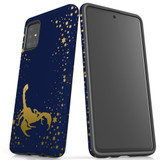 For Samsung Galaxy A51 5G/4G, A71 5G/4G, A90 5G Case, Tough Protective Back Cover, Scorpio Drawing | Protective Cases | iCoverLover.com.au