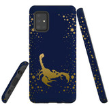 For Samsung Galaxy A51 5G Case, Tough Protective Back Cover, Scorpio Drawing | Protective Cases | iCoverLover.com.au