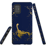 For Samsung Galaxy A71 5G Case, Tough Protective Back Cover, Scorpio Drawing | Protective Cases | iCoverLover.com.au