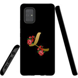 For Samsung Galaxy A71 5G Case, Tough Protective Back Cover, Embellished Letter L | Protective Cases | iCoverLover.com.au