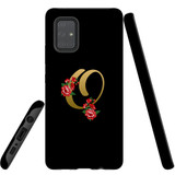 For Samsung Galaxy A71 4G Case, Tough Protective Back Cover, Embellished Letter O | Protective Cases | iCoverLover.com.au