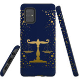 For Samsung Galaxy A71 4G Case, Tough Protective Back Cover, Libra Drawing | Protective Cases | iCoverLover.com.au
