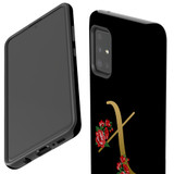 For Samsung Galaxy A51 5G/4G, A71 5G/4G, A90 5G Case, Tough Protective Back Cover, Embellished Letter X | Protective Cases | iCoverLover.com.au